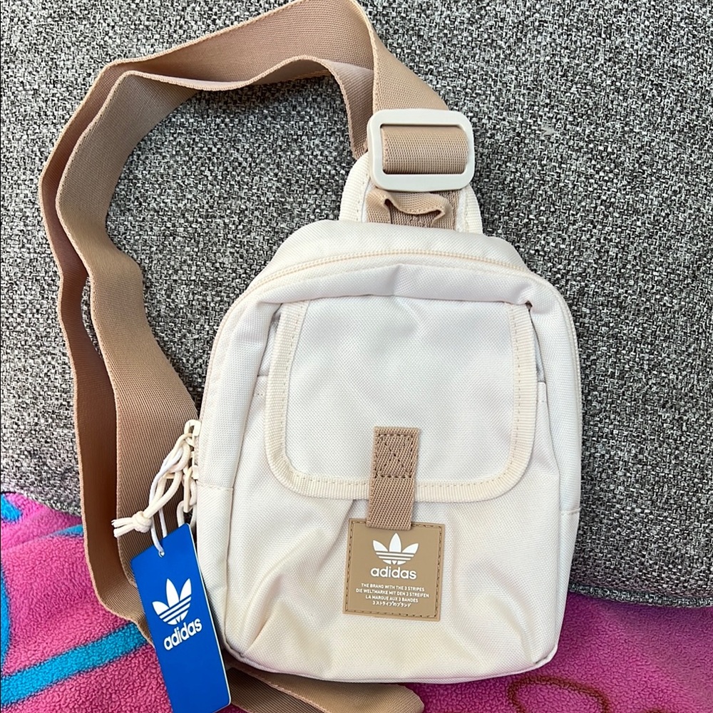 Adidas Cream Crossbody Bag
